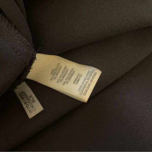 Calvin Klein Black Grommet Bell Sleeve Sheath Dress Size 12 - Picture 7 of 7